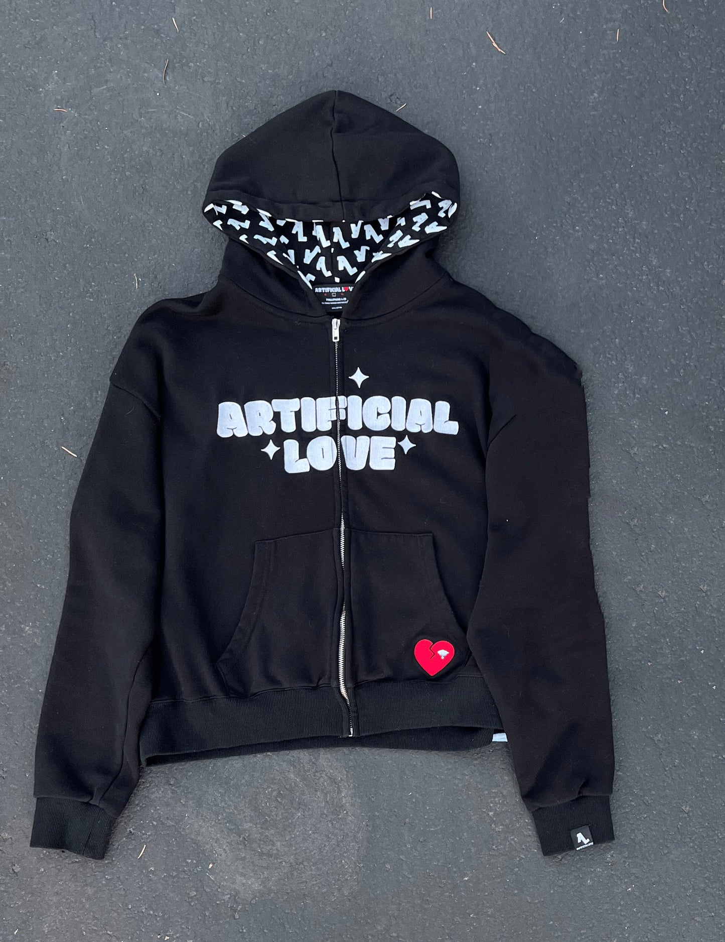 "Unreciprocated Love" Zip Up Hoodie